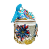 Art Purse - White/Light Blue